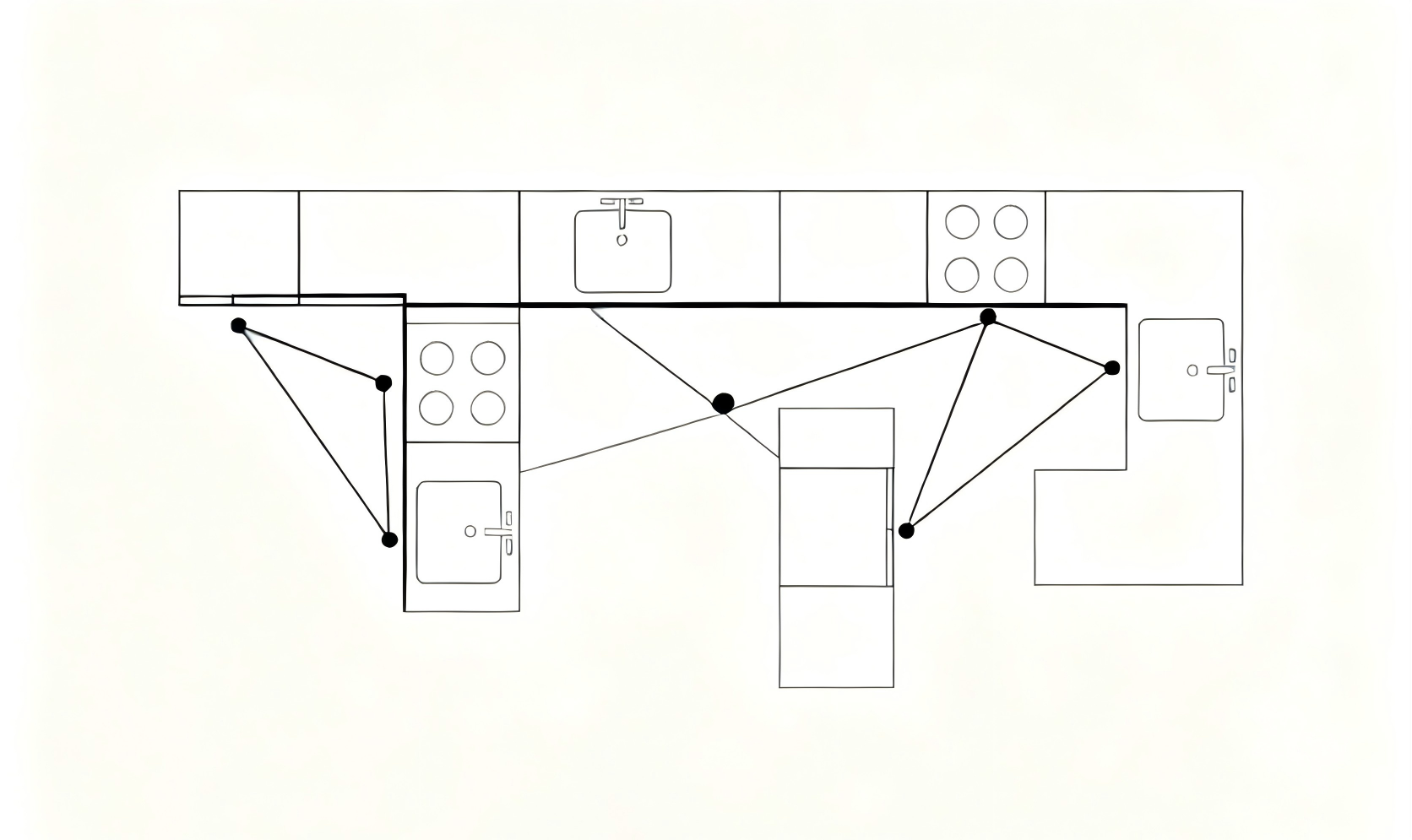 one wall kitchen layout