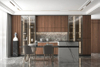 Wood Veneer Kitchen Cabinets CG-020