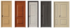 Deep Embossed Waterproof WPC Door Series