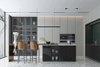 Wood Veneer Kitchen Cabinets CG-004