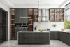 Wood Veneer Kitchen Cabinets CG-019
