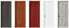 Deep Embossed Waterproof WPC Door Series