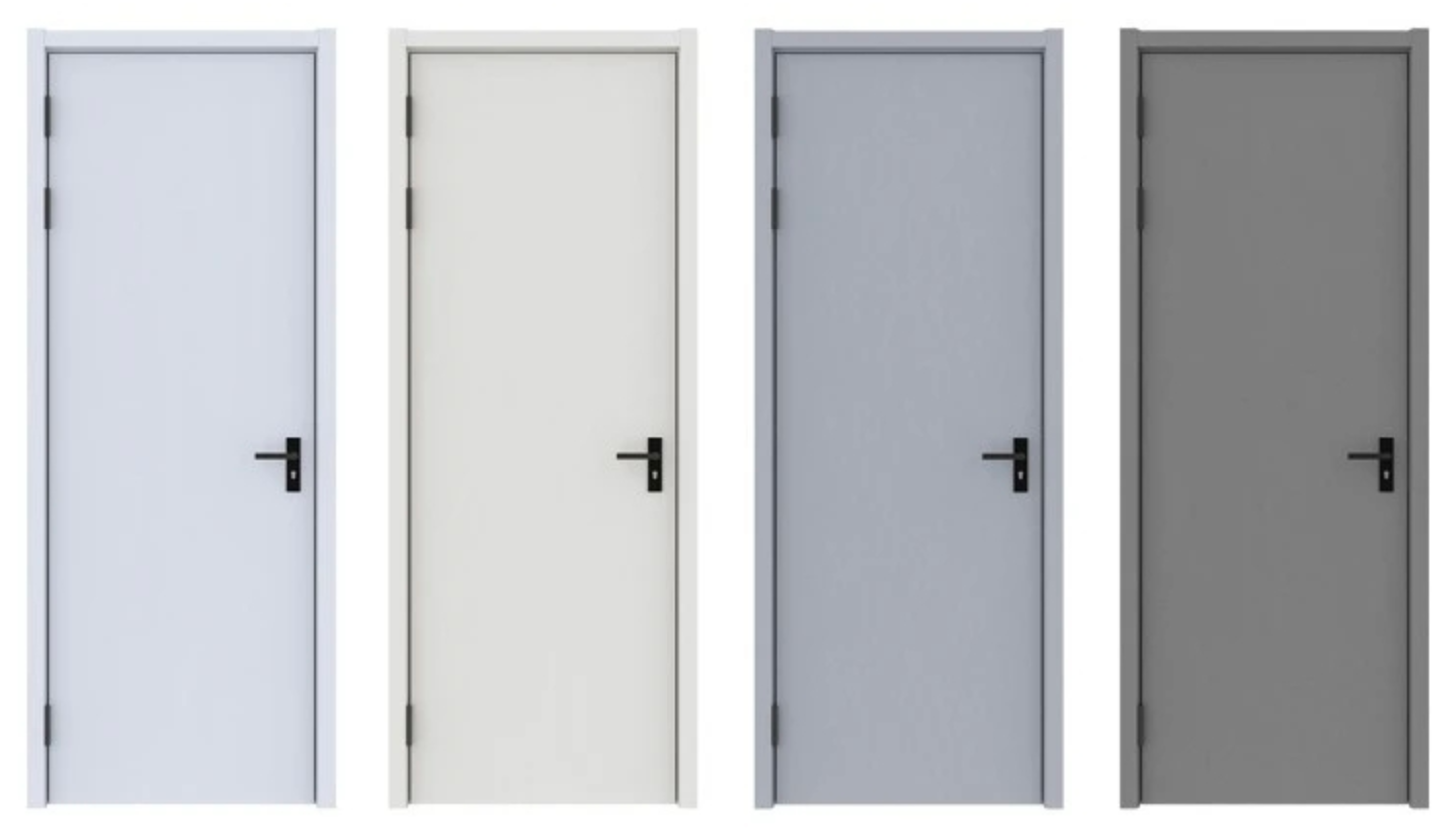 Flat Waterproof And Moisture-proof Wood-plastic Door