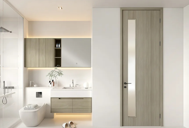 Modern WPC Composite Wood Door