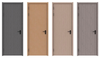 Flat Waterproof And Moisture-proof Wood-plastic Door