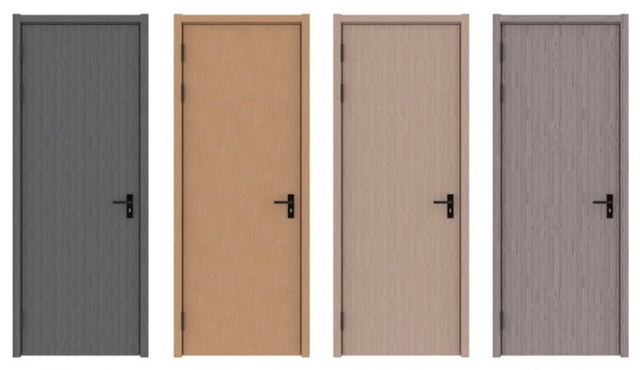 Flat Waterproof And Moisture-proof Wood-plastic Door