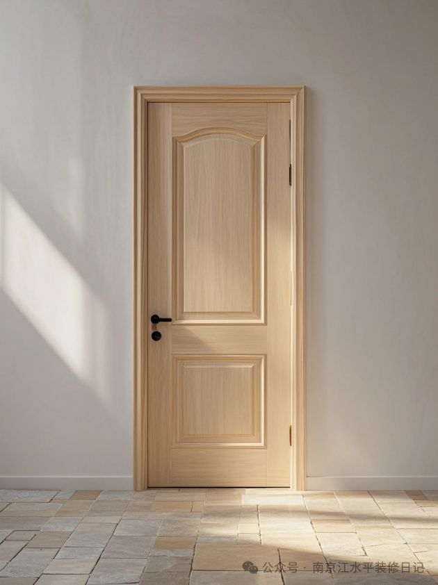 Wood veneer door