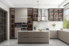 Wood Veneer Kitchen Cabinets CG-019