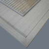 Clear Glass Panel Cabinet Door, Contemporary Style, Frameless