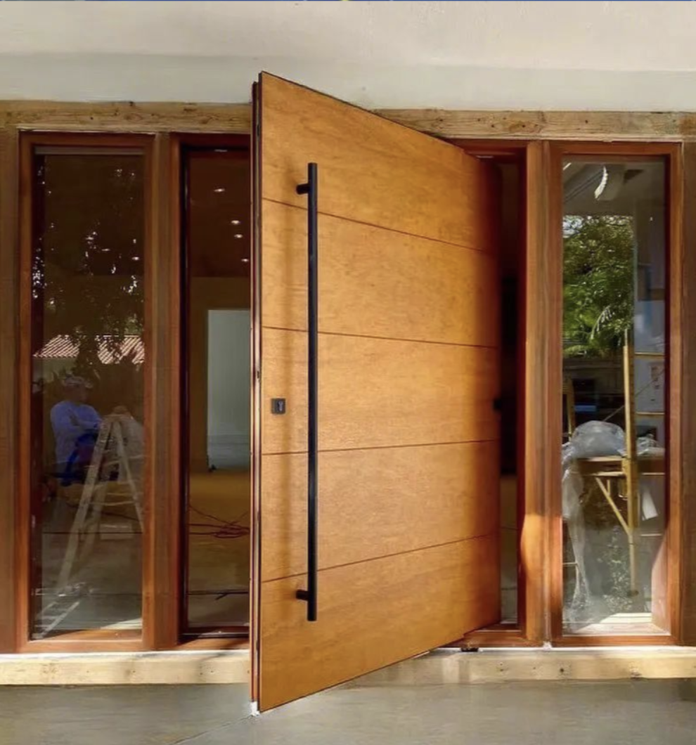 Off-axis door