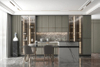 Wood Veneer Kitchen Cabinets CG-020
