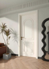 French Style Lacquer Finished Wooden Door for Interior