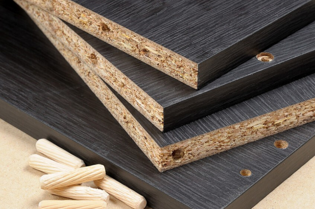 Particle board kitchen cabinets for residential projects