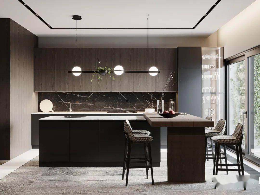 Luxury kitchen cabinets with premium finishes and custom storage